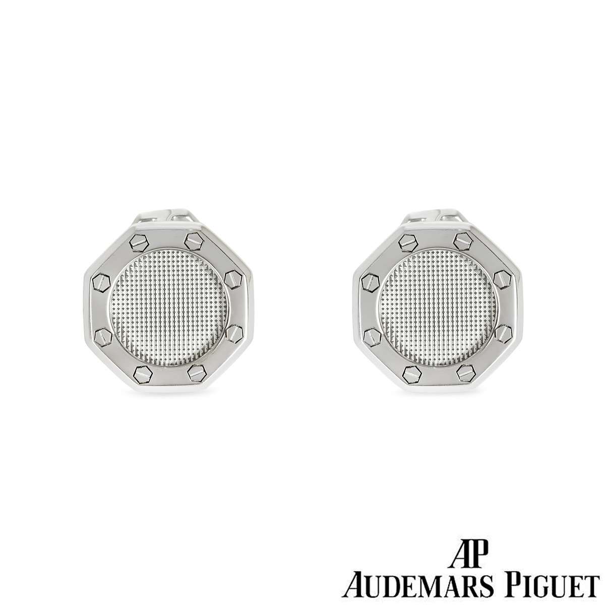 Patek Philippe White Gold Calatrava Cross Cufflinks 205.9089G-001 ...